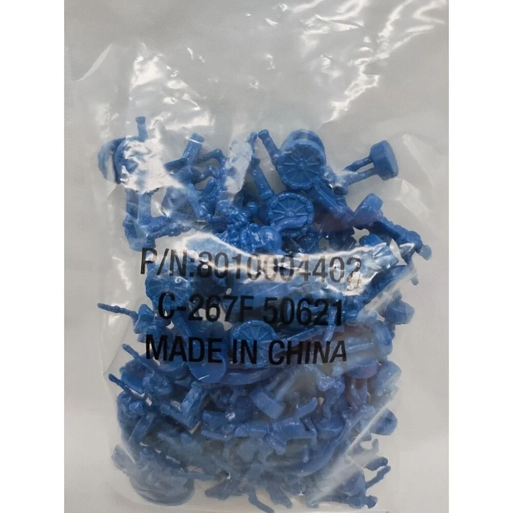 Sealed Set Of (60) 2003 Risk Blue Board Game Player Pieces